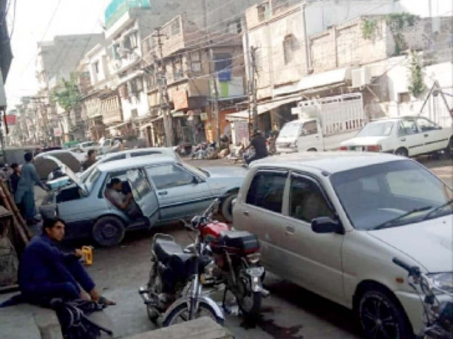 cantt authorities have not initiated any action against these workshops photos express cantt authorities have not initiated any action against these workshops photos express