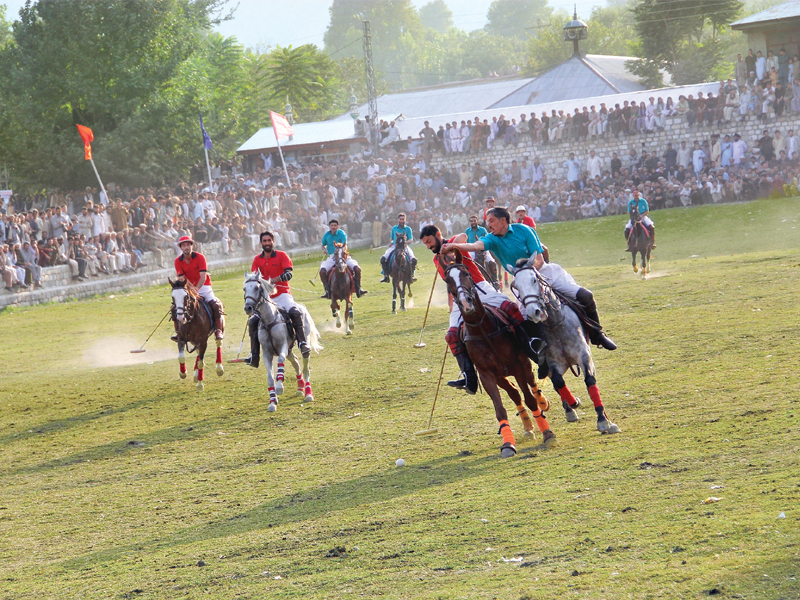 the highlight of the event was a polo match between gilgit and chitral photo courtesy tckp