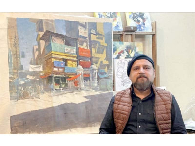 painter reviving art in peshawar painter reviving art in peshawar