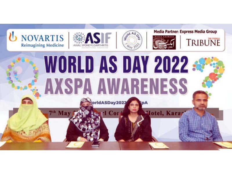 panelists express their views at an awareness session held to mark world axial spondyloarthritis day photo express