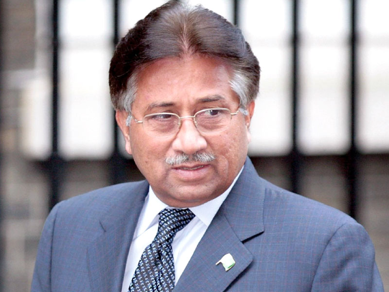 pervez musharraf is currently facing trial in four cases judges detention and the murders of benazir bhutto and nawab akbar bugti and now the lal masjid operation photo file