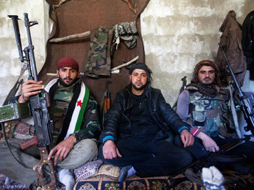 rebels of the free syrian army photo afp file