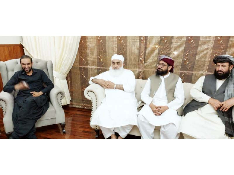 a jamiat ulema e islam jui f delegation meets with balochistan chief minister abdul quddus bizenjo in islamabad photo express