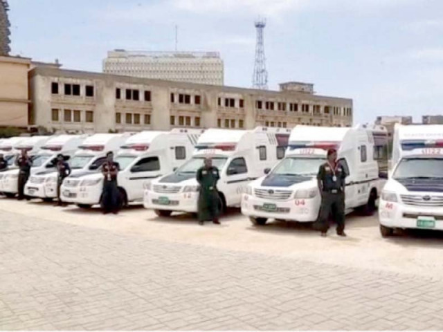 sindh mortuary vans ready for operation after the provincial health minister launched the service on tuesday photo ppi sindh mortuary vans ready for operation after the provincial health minister launched the service on tuesday photo ppi