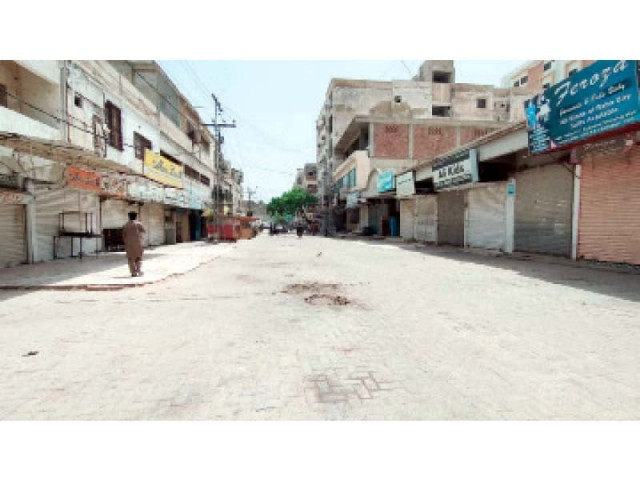 shutters are down at a busy market in the latifabad area of hyderabad during a strike called by hyderabad chamber of commerce and industry against high electricity tariff photo express shutters are down at a busy market in the latifabad area of hyderabad during a strike called by hyderabad chamber of commerce and industry against high electricity tariff photo express