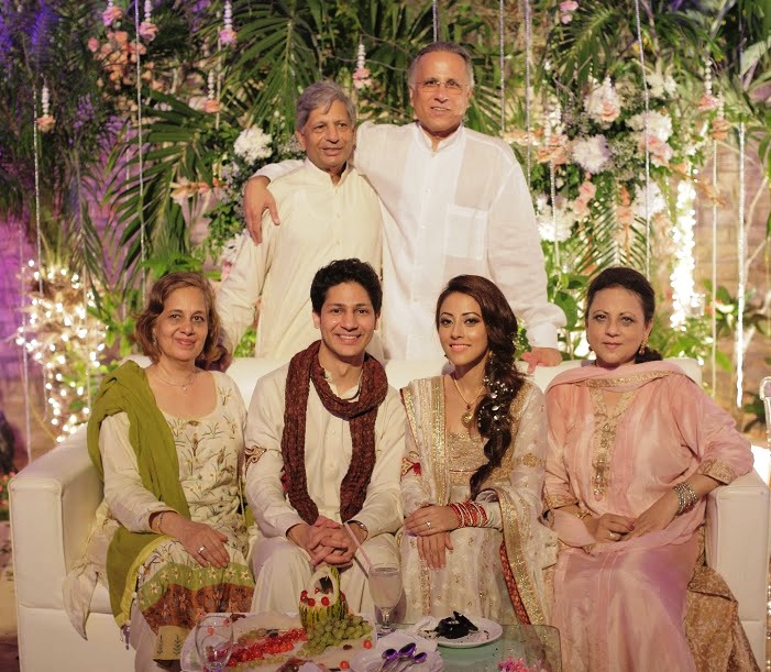 jaffri and rahman with family photo publicity