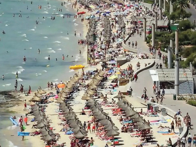 last year a record 17 8 million people visited the balearic islands from mainland spain and abroad photo file last year a record 17 8 million people visited the balearic islands from mainland spain and abroad photo file