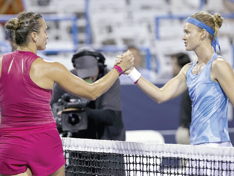 czech marie bouzkova upset third ranked aryna sabalenka to reach the final of the wta washington open photo afp