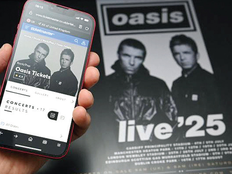 uk s advertising standards authority regulator received 450 complaints on monday accusing ticketmaster of being misleading regarding oasis concerts photo file