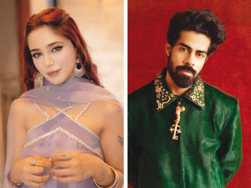 aima baig and zain ahmad serve the potential to be a talk of the town couple photos file