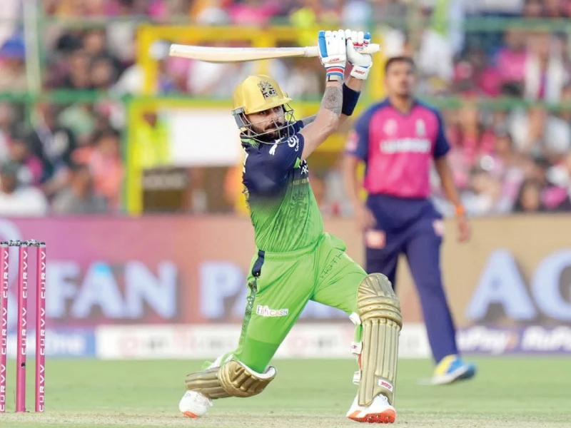 virat kohli remained unbeaten on 65 off 42 against rajasthan royals photo bcci virat kohli remained unbeaten on 65 off 42 against rajasthan royals photo bcci