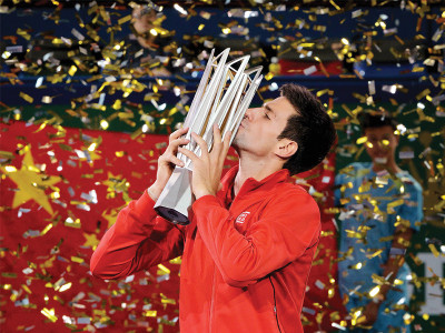 novak djokovic reigns supreme in shanghai