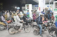 as the city runs on fumes motorcyclists line up at a petrol pump in karachi waiting their turn amid surge in fuel prices photo jalal qureshi express as the city runs on fumes motorcyclists line up at a petrol pump in karachi waiting their turn amid surge in fuel prices photo jalal qureshi express