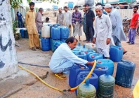 water runs thin food security alarm rings