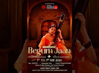 begum jaan highlights loneliness lost fame on karachi stage