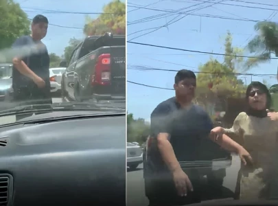 couple go on rampage after being denied passage