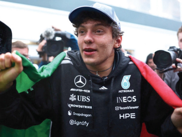 Antonelli sets Monaco practice pace ahead of Ferraris