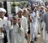 kmc staff pensioners protest over unpaid salary raises