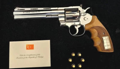 revolver gift leaves nato leaders with dilemma revolver gift leaves nato leaders with dilemma