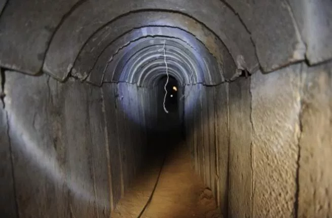 a view of a tunnel reportedly dug by palestinians beneath the border between the gaza strip and israel and recently uncovered by israeli troops photo afp a view of a tunnel reportedly dug by palestinians beneath the border between the gaza strip and israel and recently uncovered by israeli troops photo afp