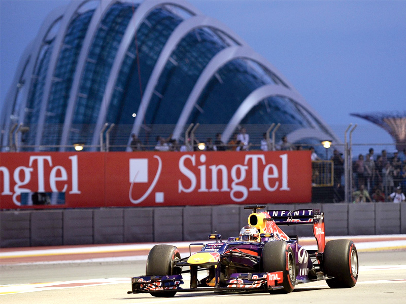 vettel has now won five races in a row the longest winning streak since schumacher in 2004 and four of the last five grands prix in japan photo afp