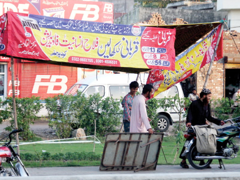 group affiliated with jud sets up camp without even seeking permission