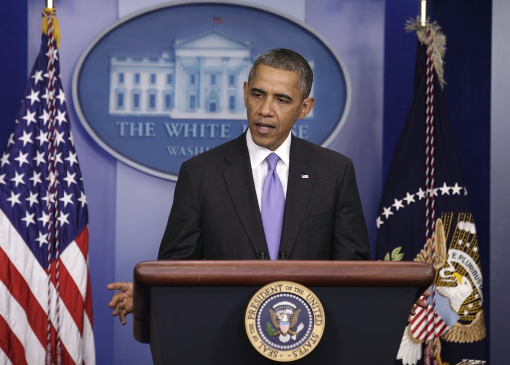 us president barack obama speaks to the media in the briefing room of the white house in washington after the senate passed the bill to reopen the government photo reuters