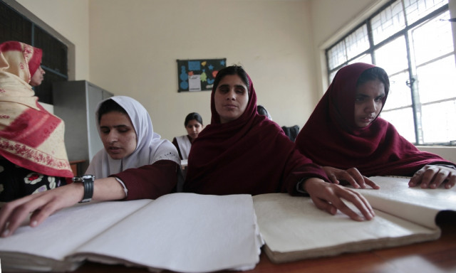 visually impaired students in pakistan photo reuters visually impaired students in pakistan photo reuters
