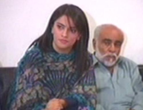 nadia gabol speaking at the press conference in karachi photo express news screenshot