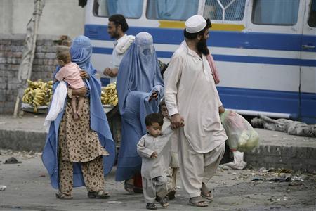 the government has imposed bans on the movement of afghan refugees several times in the past photo reuters file