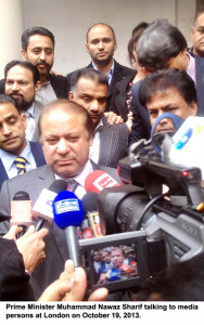 brief stopover nawaz says drones part of agenda for us talks