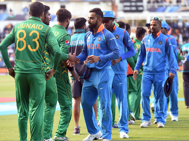 india 039 s captain virat kohli shakes hands with pakistan 039 s mohammad amir after the game photo afp india 039 s captain virat kohli shakes hands with pakistan 039 s mohammad amir after the game photo afp