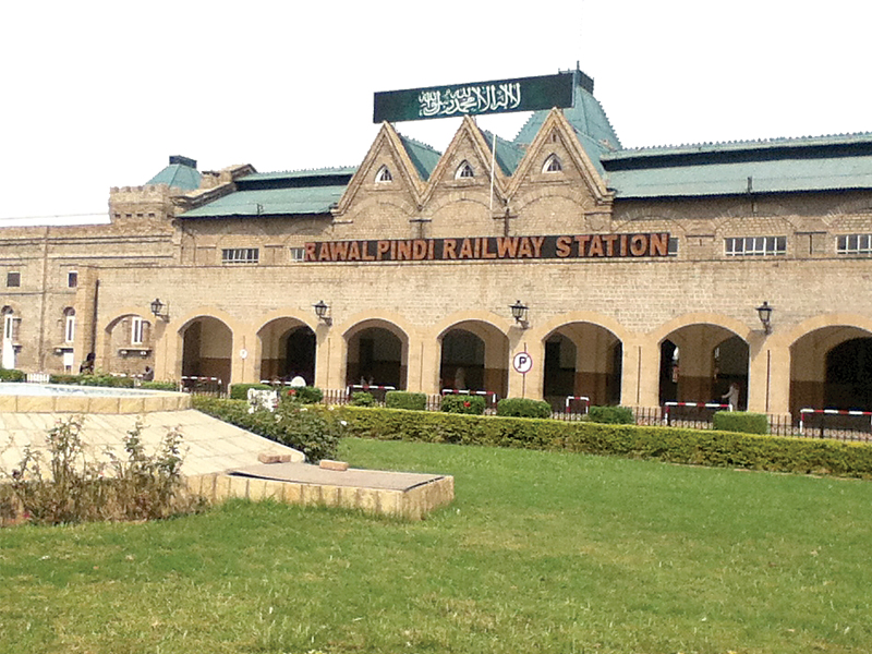 the club and library at the rawalpindi railway stations was converted into a police station during gen javed ashraf qazi s stint as railways minister photo azam khan express