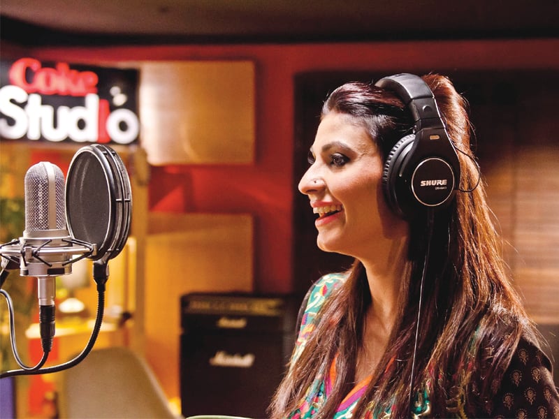 singer makes coke studio debut with renowned qawwal moazzam ali khan serbian house band and the in house dhol group photo publicity