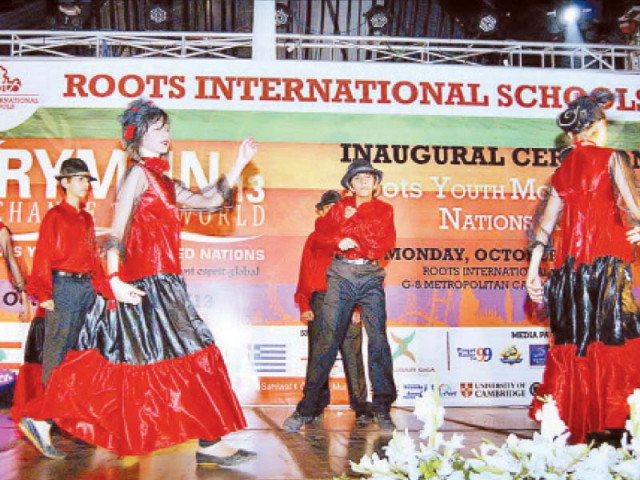 students dancing on stage during the fifth roots youth model united nations photo app students dancing on stage during the fifth roots youth model united nations photo app