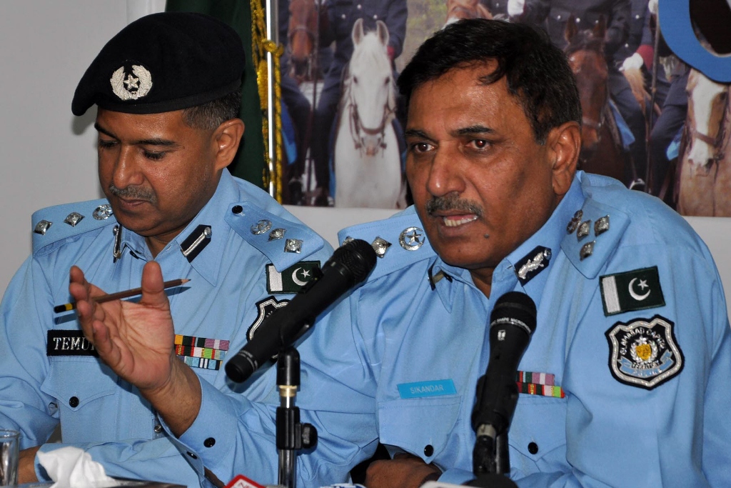 inspector general of the islamabad police igp sikandar hayat photo file