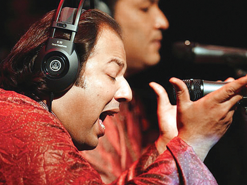 rizwan and muazzam are nusrat fateh ali khan s nephews photo file