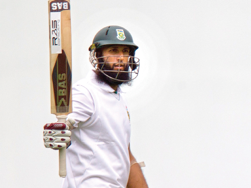 hashim amla to miss the second test against pakistan in dubai photo afp file