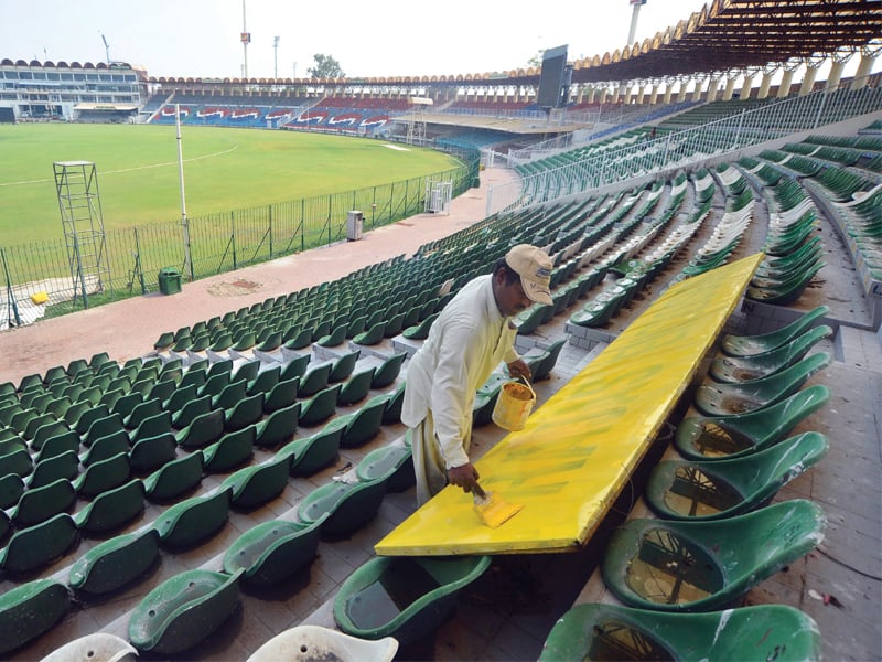 pakistan cricket s domestic season begins tomorrow with the quaid e azam and president s trophy photo afp