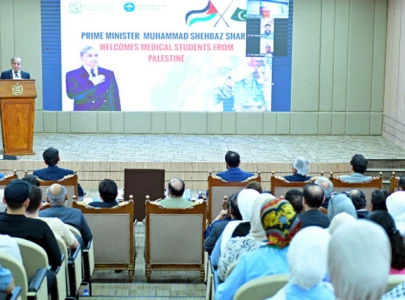 pm shehbaz condemns global silence on gaza assures palestinian students of full support in pakistan pm shehbaz condemns global silence on gaza assures palestinian students of full support in pakistan