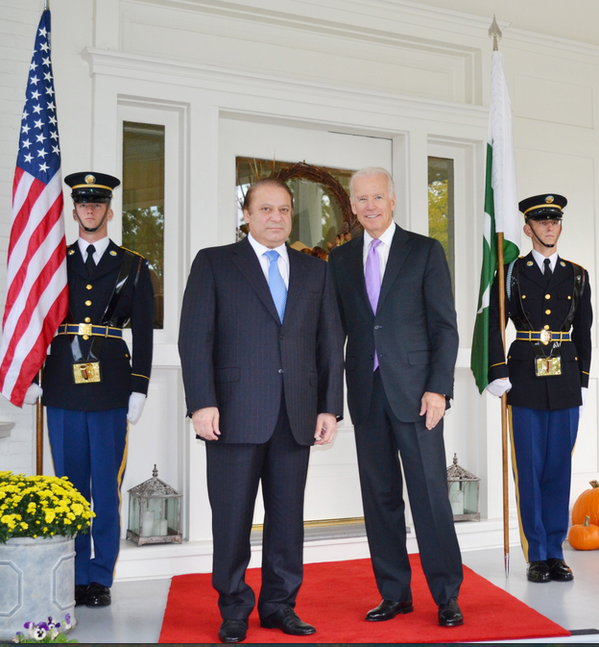 prime minister nawaz sharif met with us vice president joe biden for breakfast on wednesday photo embassyofpakistanusa