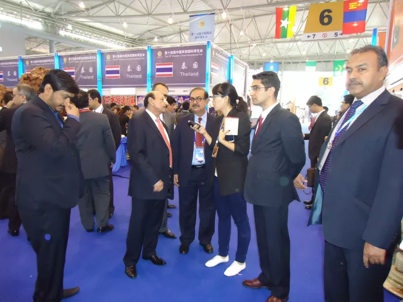 shah was leading a delegation which had been invited to come and attend the 14th western china international fair photo ppp media cell shah was leading a delegation which had been invited to come and attend the 14th western china international fair photo ppp media cell