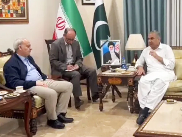Naqvi meets Iranian, US envoys 