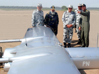 preparedness naval chief visits uav setup