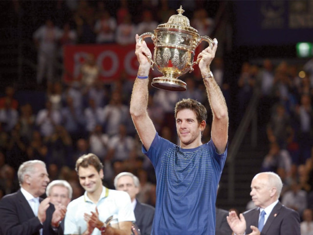 world number five del potro wins his fourth atp title of the season in basel after tokyo washington and rotterdam photo afp world number five del potro wins his fourth atp title of the season in basel after tokyo washington and rotterdam photo afp