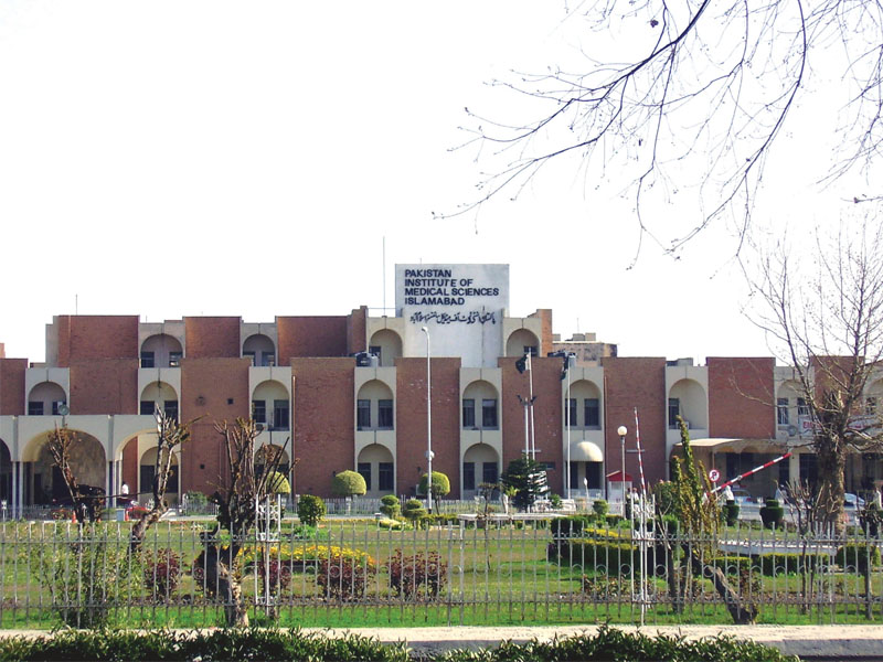 file photo of the pakistan institute of medical sciences in islamabad photo file