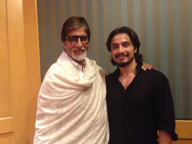 ali zafar is on cloud nine after meeting big b photo publicity