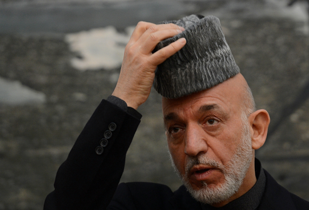 karzai is furious at having been caught playing dirty photo afp file