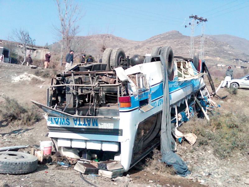 file photo of a passenger bus after an accident photo express file