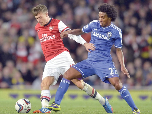 the defeat against chelsea was arsenal s second in a row at the emirates after going down to dortmund in the champions league photo reuters the defeat against chelsea was arsenal s second in a row at the emirates after going down to dortmund in the champions league photo reuters